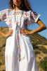 RESERVED for Kat Lovely Details Vintage Hand Embroidered Oaxacan Dress
