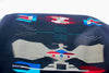 Large Chimayo ~  Rio Grande Hand Woven Wool Blanket ca 1950s Thunderbird