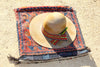"Lone Hawk Hats" Tie Dye Camel Burn Vintage Hat
