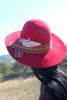 Lone Hawk Hats "Scarlet Begonia"