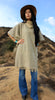 Vintage Cowl Neck Woven Wool Poncho