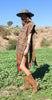 Vintage Guatemalan Hand Woven Ikat Poncho Wrap