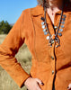 Iconic Char 1970s - 80s Handmade Suede Jacket Santa Fe Indian Head Buttons