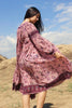 "Plum Wine" Vintage Indian Gauze Dress