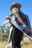 Vintage Hand Embroidered Mexican Poncho