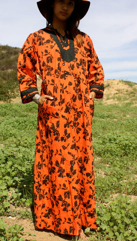 1970s Vintage Ramona Rull Maxi Dress
