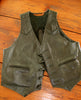 Vintage Deluxe Handmade Leather Vest Circa ~ 1970s