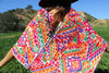 Vintage Mexican Embroidered Poncho Circa 1970s