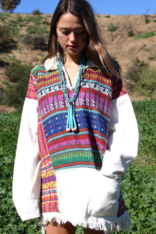 Handwoven Guatemalan Tunic Circa 1970s