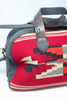 Antique Handwoven Chimayo Honeywood Overnighter Bag