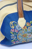 Honeywood Original One of a Kind Delicious Antique French Needlepoint and Deerskin Bag