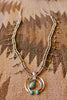 Armand American Horse Lakota Squash Blossom Set X-tra Long Nickel Silver