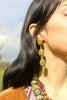 Navajo LONG Boulder Turquoise earrings 3.25 inches