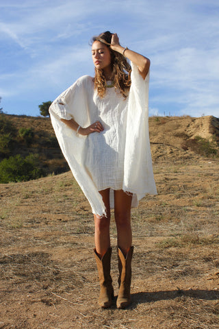 "High Weeds " One-of-a-Kind Tunic Dress