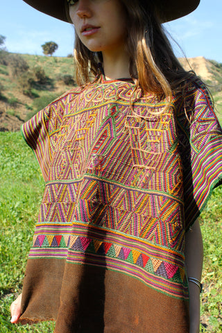 Huipil "Guatemalan Beauty" Vintage Hand Embroidered