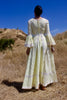 "Lemon Chiffon" 1970s Exquisite Mexican Wedding Dress
