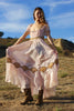 "Paper Moon" Vintage Cotton Voile Maxi Dress