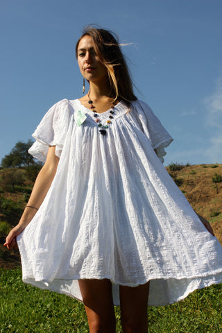 Deadstock Gauzy Grecian Dress