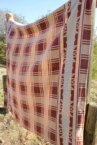 "Desert Camp" Vintage 1940s Beacon Trade Blanket