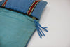 Reserved Rare 1930s Dusty Blue Handwoven Chimayo Clutch