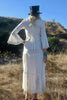 "The Rhiannon" 1970s Hand Embrodiered Cheese Cloth Goddess Maxi Dress
