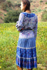 Beautiful Bohemian Vintage Indian Gauzy Dress Circa 1970s