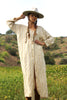 Classic and Amazing Vintage Linen Maxi Dress/Duster