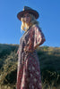 Reserved Vintage "Indian Imports" Indian Block Print Maxi Dress