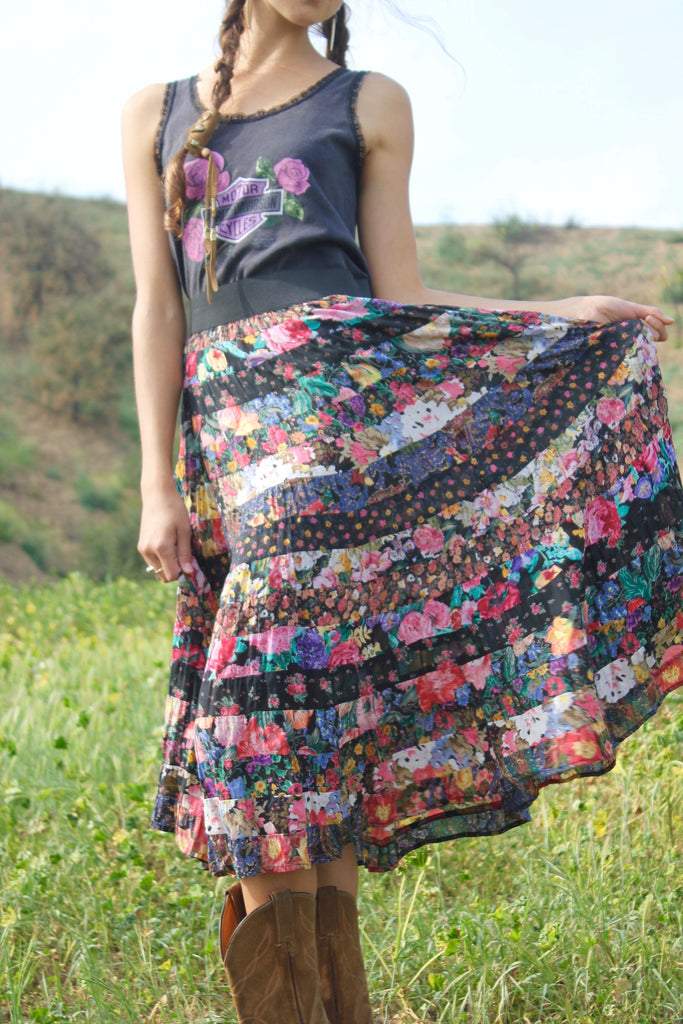 maxi dress petticoat Black Sheer Mesh Embroidered Petticoat Hem Maxi Dress Size S Whimsy Goth Witchy
