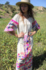 "Insane!" Vintage Hand Embroidered Maxi Dress