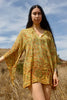 1970s Handwoven Indian Block Print Tunic Size Small
