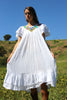 "Summer Ready" Vintage Gauzy Oaxacan Dress