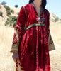 RESERVED Antique Afghani Wedding Gown Hand made Silk Velvet