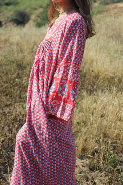 Sweet Sweet Ramona Rull Vintage Cotton Maxi Dress – Honeywood