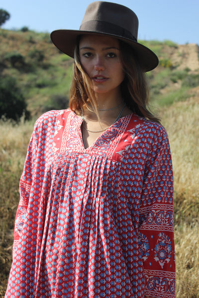 Sweet Sweet Ramona Rull Vintage Cotton Maxi Dress – Honeywood