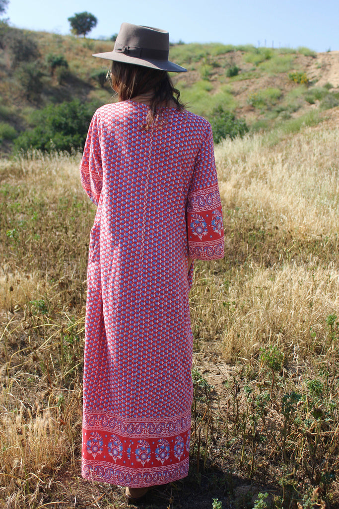 Sweet Sweet Ramona Rull Vintage Cotton Maxi Dress – Honeywood
