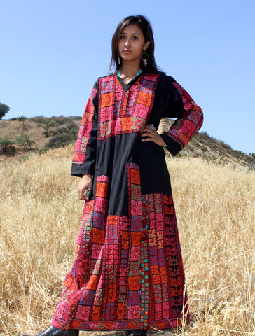 Hand Embroidered Bedouin Beauty Maxi Dress