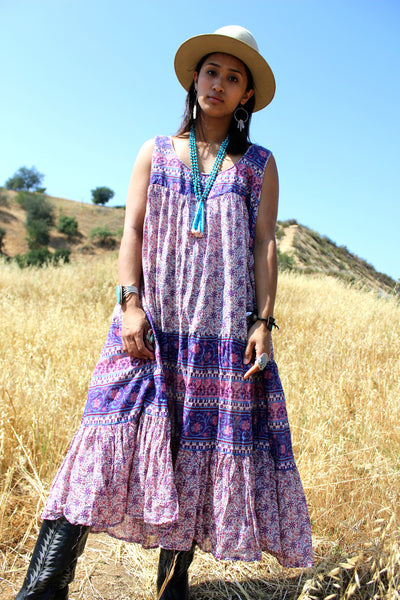 Beautiful Bohemian Gauzy Indian Dress Large/XL – Honeywood