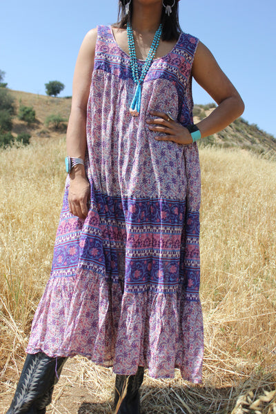 Beautiful Bohemian Gauzy Indian Dress Large/XL – Honeywood