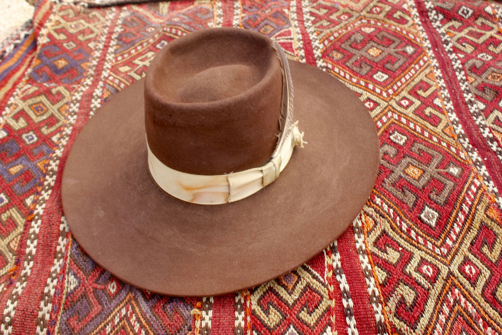 "The Savannah" Vintage Reshaped Lone Hawk Hat