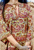 1970s Handwoven Indian Block Print Tunic Size Medium