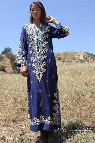 Stunning Heavily Embroidered Middle Eastern Maxi Dress