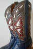 1970s Vintage Miss Capazio Butterfly Inlay Cowgirl Boots 6.5M