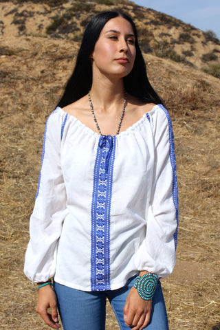 Romanian Peasant Blouse Circa ~ 1970s