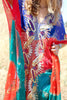 "Dubai Nights" One-of-a-Kind Hand Dyed Silk Kaftan
