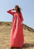 Rare and Gorgeous Long Sleeve Oaxacan Maxi Dress