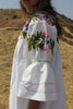 "Bohemian Summer" Dreamy Hand Embroidered Cotton Maxi