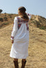 "Bohemian Goddess" Vintage Hand Embroidered Oaxacan Maxi Dress