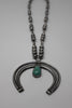Old Pawn Antique Native American Naja Squash Blossom Necklace