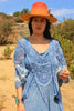 A Honeywood Exclusive Handmade Antique Crochet and Cotton Gauze Maxi Dress M/L